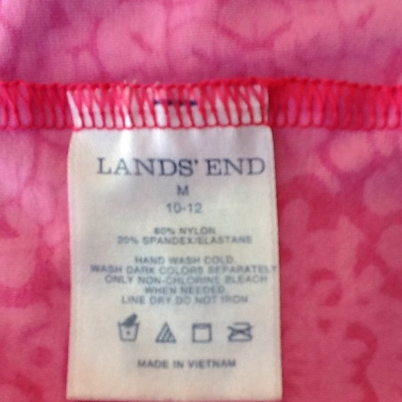 Lands' End print nylon/spandex dress/tunic - Picture 7 of 8